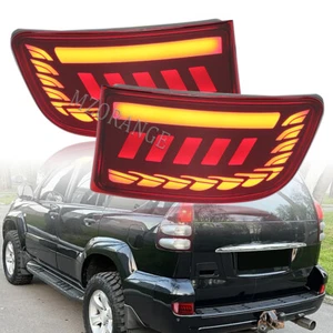 LED Bumper Light DRL For Toyota Prado 120 FJ120 2003-09 Brake Turn Signal Lamp - Picture 1 of 10