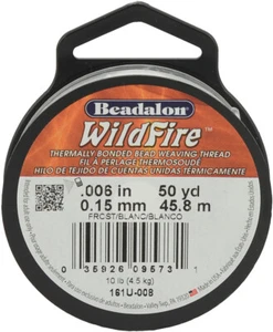 Wildfire Stringing Thread .006"X50' Frost - Afbeelding 1 van 2