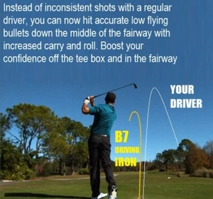 DRIVING IRON-ILLEGAL DISTANCE LONG DRIVER CUSTOM GOLF CLUB 18° or 21° BRAND NEW - Picture 1 of 3