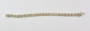 ESTATE 10K YELLOW GOLD DIAMOND LINE STYLE BRACELET 5.00CT APPRAISED $4,880.00 - Picture 1 of 11
