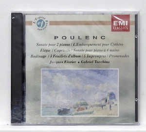 TACCHINO, FEVRIER ⸺ POULENC Sonata for 2 pianos ⸺ EMI CD STILL SEALED - Foto 1 di 2