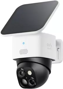 eufy SoloCam S340 Outdoor Solar Security Camera 3K Dual-Camera Pan&Tilt 8xZoom - Picture 1 of 5