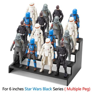 NEW Display Stands BASE Fits 6'' STAR WARS BLACK SERIES Figure GIFTS BLACK #k6a - Picture 1 of 7