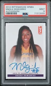2014 Rittenhouse WNBA Autograph Nneka Ogwumike PSA 9 Los Angeles Sparks Stanford - Picture 1 of 2