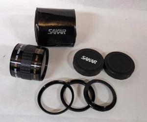 Sakar Wide Angle Lens 0.5x and Telephoto Lens 2.0x for Video with Case - Picture 1 of 5