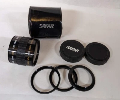 Sakar Wide Angle Lens 0.5x and Telephoto Lens 2.0x for Video with Case - Image 1 of 4