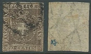 1860 TOSCANA USATO STEMMA DI SAVOIA 10 CENT - A123 - Picture 1 of 1