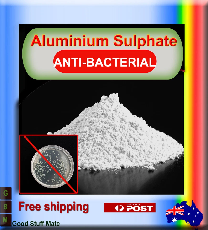 ORGANIC Pure Alum Powder Aluminium Potassium Sulphate Anti-Bacterial PREMIUM - image 1 of 1