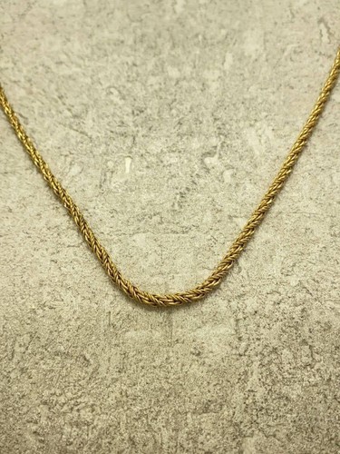 Collana donna Christian Dior oro catena senza top usata