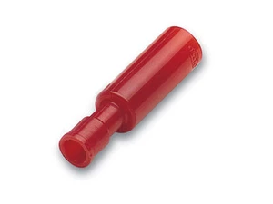 PRE-INSULATED TERMINAL CYLINDRICAL PLUG FEMALE RED SECTION 0.5- 1.5 -3 PCS - Picture 1 of 1