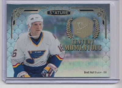 2020-21 Upper Deck Stature Century Momentous Brett Hull St. Louis Blues #CM-16 - Image 1 of 2