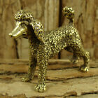 Solid Brass Poodle Figurine Statue Dog Decoration Ornament Animal Figurines Gift