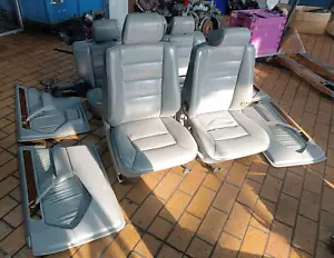 Original Mercedes-Benz W124 T-Modell Sitzausstattung Komplett Leder Grau 268 - Bild 1 von 13