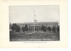 1911 NJ State Home for Soldiers, Sailors & Marines Vineland NJ Print - Bild 1 von 1