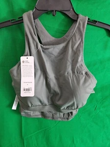 Crz Yoga Iongline Yoga Bra SZ M Gray - Picture 1 of 5