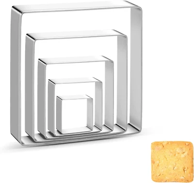 Quadratische Ausstecher Sandwich Ausstecher für Lunchbox Obst Ausstecher Gemüse Ausstecher - Bild 1 von 4