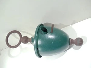 Tom Torrens BIRD Copper Tone Iron Hand Crafted Acorn Sculpture Bird House - Picture 1 of 5