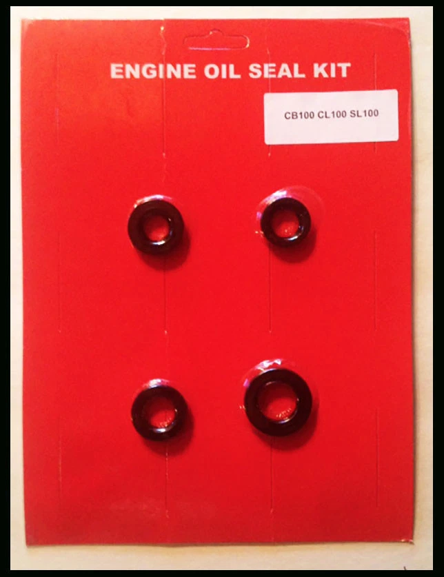 KIT SELLO ACEITE MOTOR HONDA CB100 CL100 SL100 1970 1971 1972 1973 juego reconstrucción Foto 1 de 1