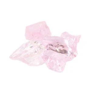 Glassplitt Rosa 10kg (10-30mm) Kies Zierkies Splitt Teich Garten Schotter - Bild 1 von 6