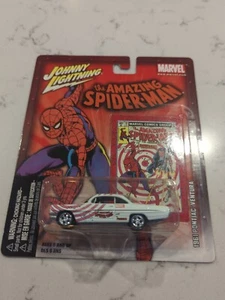Johnny Lightning Spiderman 1961 Pontiac Ventura NEW - Picture 1 of 2
