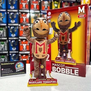 MARYLAND TERRAPINS Campeonato Nacional NCAA ""Mascota"" Baloncesto Bobblehead - Imagen 1 de 8