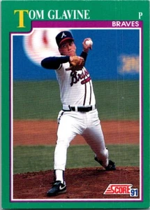 1991 Score - Tom Glavine #206 - Picture 1 of 2