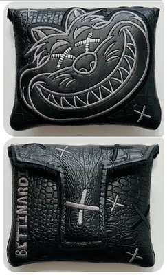 🐱Raro Bettinardi VENENO BLACKOUT EXÓTICO CAIMÁN CUERO GATO MAZO CUBIERTA🐱 Foto 1 de 3