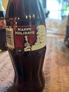 1994 Happy Holidays Santa Coca-Cola Commemorative Bottle 8oz Christmas Coke - Picture 1 of 10