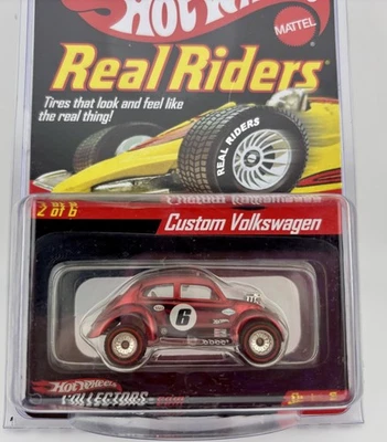 Hot Wheels ~ 2006 RLC Real Riders ~ VOLKSWAGEN PERSONALIZADO ~ 8199/11000 ~ con protector Foto 1 de 4