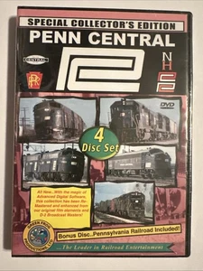 20221 TRAIN VIDEO DVD BOX SET "PENN CENTRAL" 4 DISC SET 8 HOURS - Picture 1 of 2