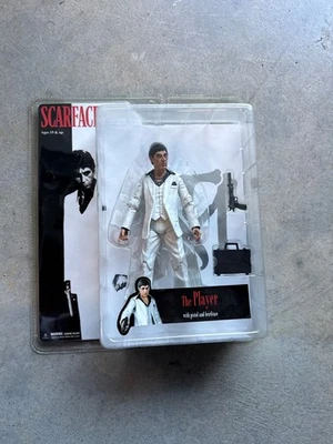 Figura de acción rara 2005 Mezco 7" SCARFACE "THE PLAYER"/Al Pacino sellada en paquete Foto 1 de 4