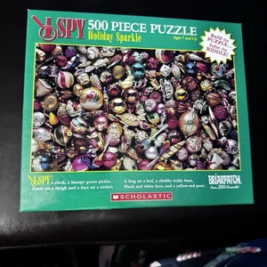 I Spy Holiday Sparkle 500-teiliges Puzzle Scholastic Briarpatch Lösen Sie das Rätsel - Bild 1 von 3