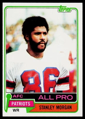 Stanley Morgan, 1981 Topps, #290, New England Patriots, - Image 1 of 2