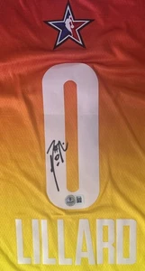 Damian Lillard signed handsigniert 2023 All Star Trikot Beckett COA Trailblazers - Bild 1 von 4