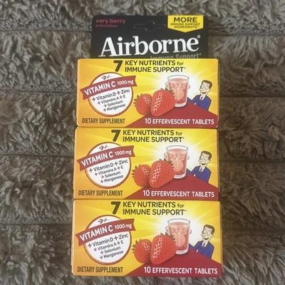 Tabletas efervescentes de apoyo inmunológico en el aire muy bayas lote de 10 unidades Foto 1 de 3