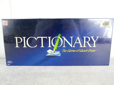Pictionary Board Game 2006 Mattel Games New And Sealed Rare - Image 1 of 4
