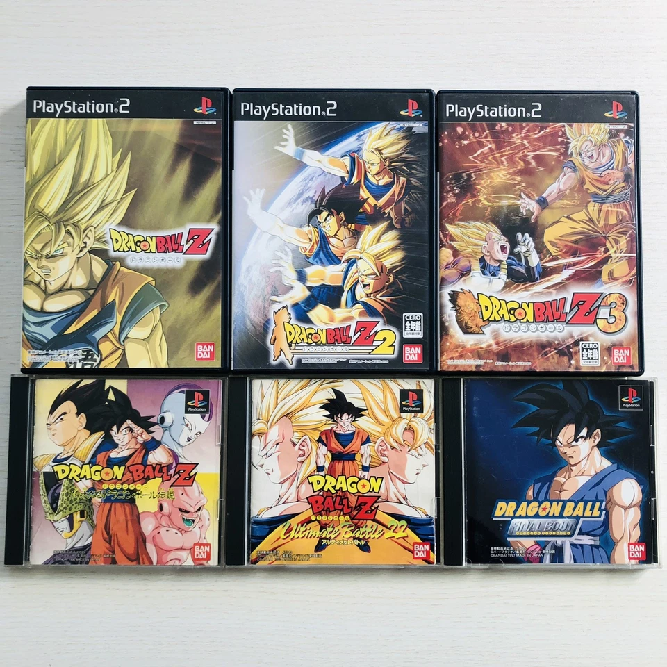 Dragon Ball Z PS1 PS2 Ultimate Battle , Final Bout, Idainaru Densetsu BANDAI - Image 1 of 4