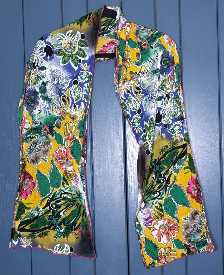 Священные нити цветочный моды шарф цветной ботанический богемное Romani фестиваль - Изображение 1 из 4