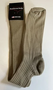 1 Paar Boardroom Socken Herren über die Wade Baumwollmischung Anzugsocken khaki 13-15 - Bild 1 von 2