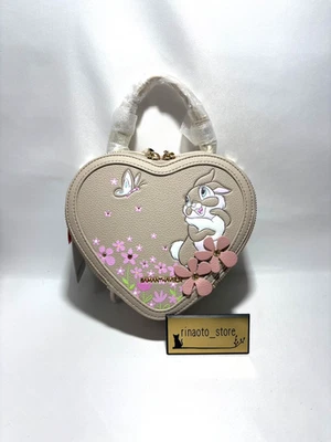 SAMANTHA VEGA Disney Miss Bunny Heart-Shaped Shoulder Bag  Beige made in Japan - Image 1 of 4