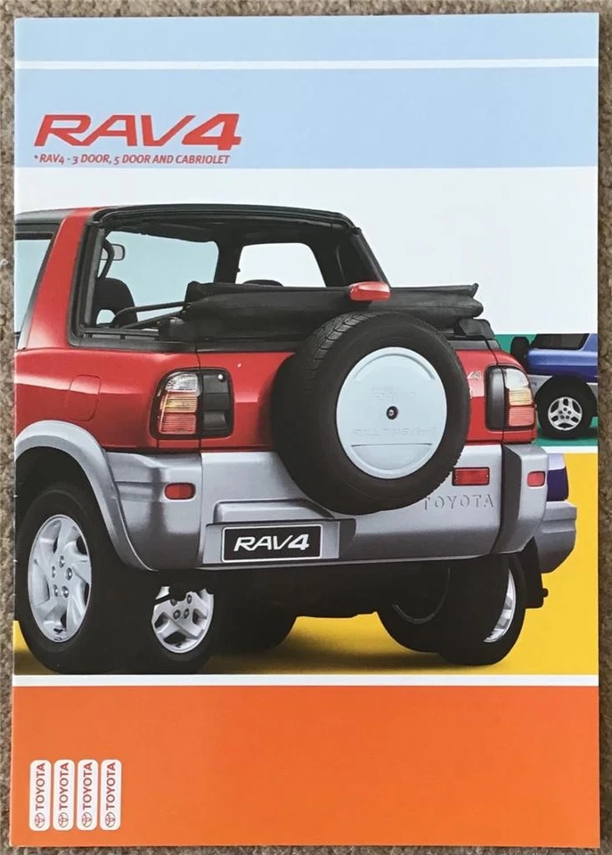 TOYOTA RAV4 Sales Brochure FEB1998 #MT1234 SOUTH AFRICA - Image 1 of 4
