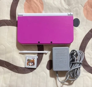 New Nintendo 3DS LL XL Konsole Pink&Weiß Funktioniert Getestet mit Box TOP++++ - Bild 1 von 7