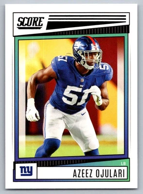 2022 Score Azeez Ojulari New York Giants #237 - Image 1 of 2