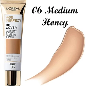 L'Oreal Paris Age Perfect BB Cream 06 Medium Honey, Light-Weight **Brand New** - Picture 1 of 2