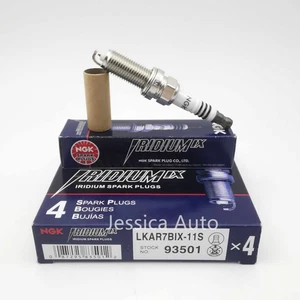 4xNGK 93501 Spark Plugs LKAR7BIX-11S IRIDIUM IX for SUBARU IMPREZA 2012-16 2.0H - Picture 1 of 1