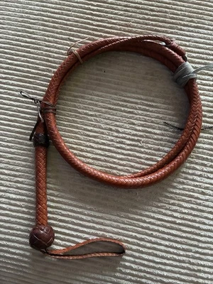 Indiana Jones Canguro Bullwhip 8 pies 12 trenzas Foto 1 de 2