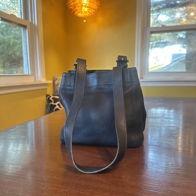 Cartera Coach de Colección Waverly SoHo Bolso con Hebilla Cuero Curtido 4157 Negra Foto 1 de 4