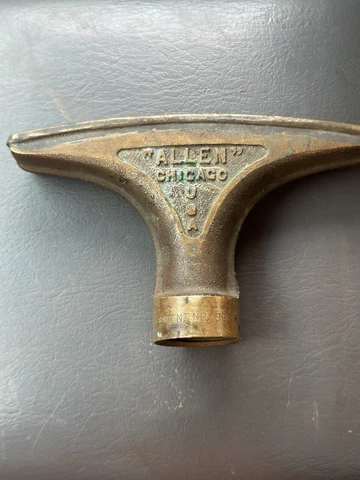 brass sprinkler fan head c.1920s allen chicago company usa Cover