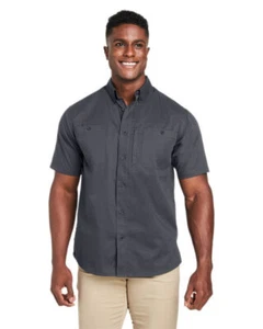 Men's Advantage IL Short-Sleeve Work Shirt - BLACK - 5XL - Picture 1 of 3