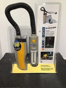RARE BLACK & DECKER SNAKE LIGHT FLUORESCENT WORK LIGHT NEW IN FACTORY PACK - Picture 1 of 5